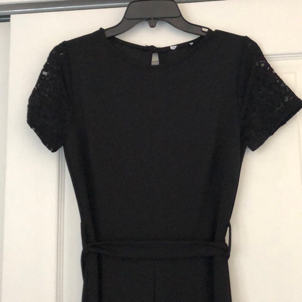 💕Black wide leg Jumpsuit